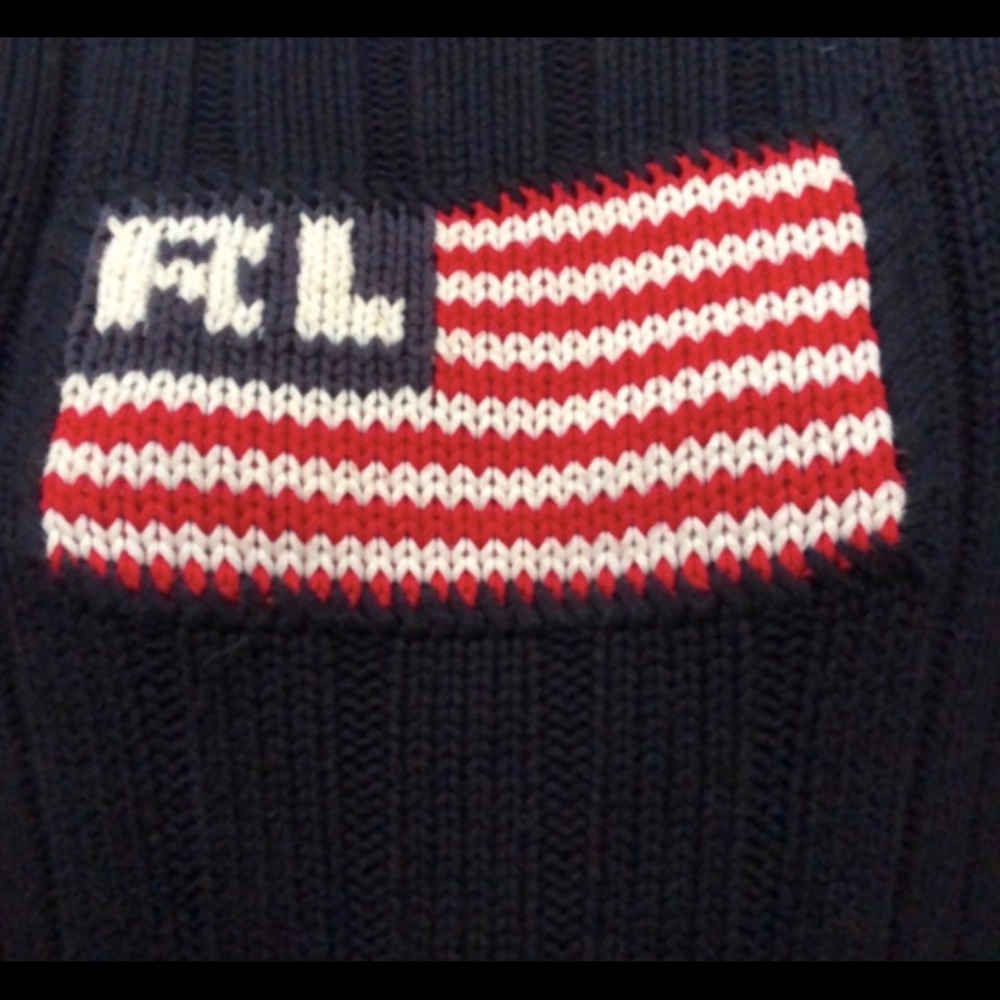 SOLD RARE Ralph Lauren polo American flag sweater